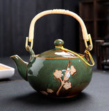 Chinese/Japanese Style Tea Set Ceramic Teapot Tea Cup  Porcelain Tea Set With Tea Tray