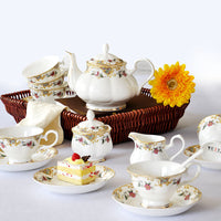 Elegant English Bone China Afternoon Tea Set