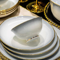 Calming ombre glaze modern and elegant tableware set- 20 Piece