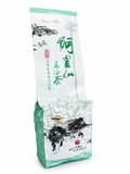 Alishan Xiding high mountain oolong tea pouch with white and green packaging