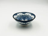 Blue and White Floral Douli Cup - Exquisite Chinese Tea Cup