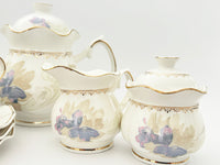 Elegant 22-Piece Porcelain English Afternoon Tea Set