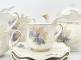 Elegant 22-Piece Porcelain English Afternoon Tea Set