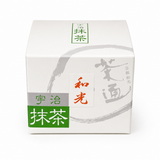 Wako Uji Matcha Japanese green tea powder 20g white outer box with green and silver Japanese design