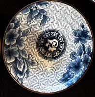Blue and White Traditional Architecture Douli Tea Cup --Exquisite Chinese Tea Cup