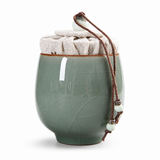 Portable Ge Kiln Crackle Glaze Travel Tea Set