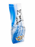 Alishan Zhulu oolong tea pouch with blue and silver packaging