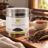 Ancient Tree Black Tea/Gu Shu Black Tea/古树红茶 - 3.2 oz/90g with tea tin lifestyle scene - SKU G8-YBZZ-VGPZ