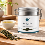 2026 Spring High Mountain Tie Guan Yin Iron Goddess Oolong Tea - 3.5oz/100g Tin lifestyle scene - SKU OR-YRCL-3M9K