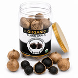 black garlic open jar