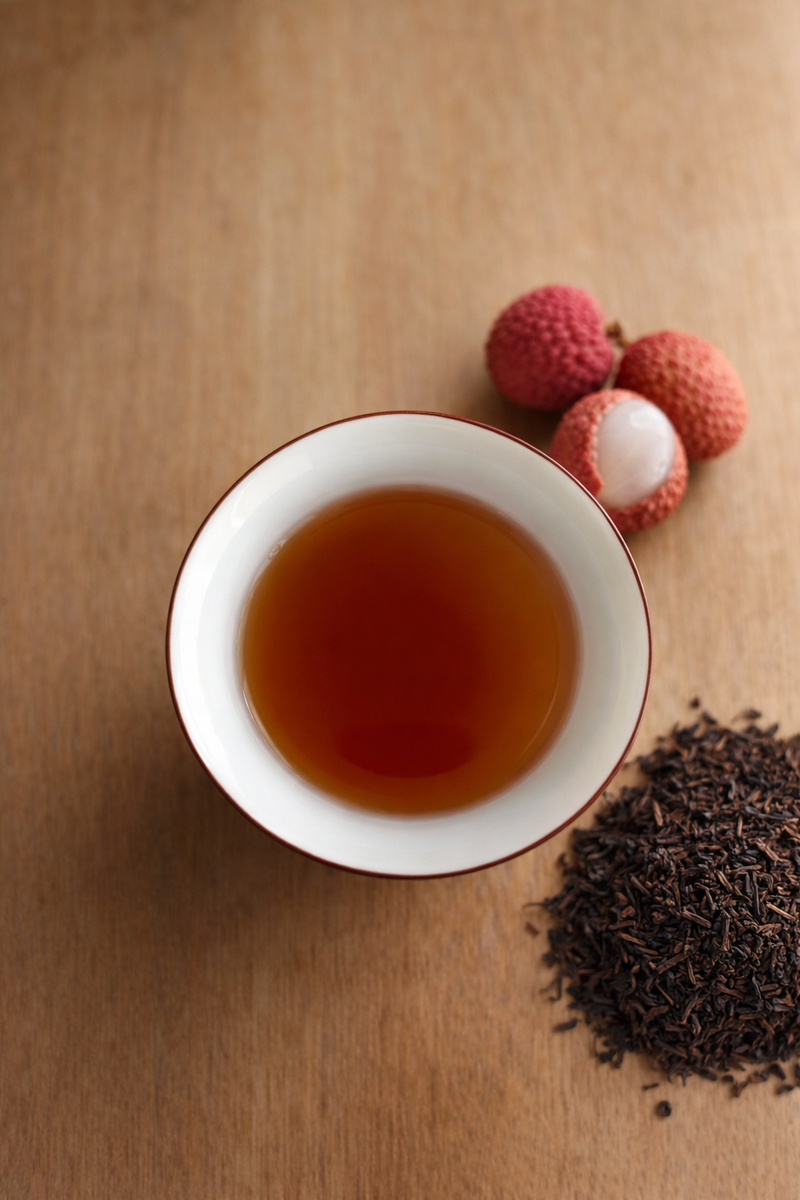 Libee Tea Taiwan Lychee Black Tea | Naturally Smoked, No Artificial Flavor ...
