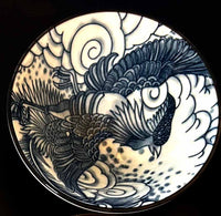 Blue and White Traditional Architecture Douli Tea Cup --Exquisite Chinese Tea Cup
