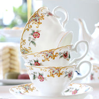 Elegant English Bone China Afternoon Tea Set