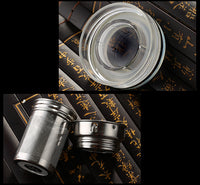 Double Wall Glass Water Bottle Tea and Water Separation Tea Bottle Mug Cup with Tea Infuser