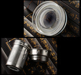 Double Wall Glass Water Bottle Tea and Water Separation Tea Bottle Mug Cup with Tea Infuser