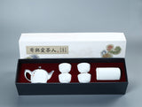 Chinese Traditional Teapot Kongfu Tea Set (1 teapot,4 cups, 1 tea tin)