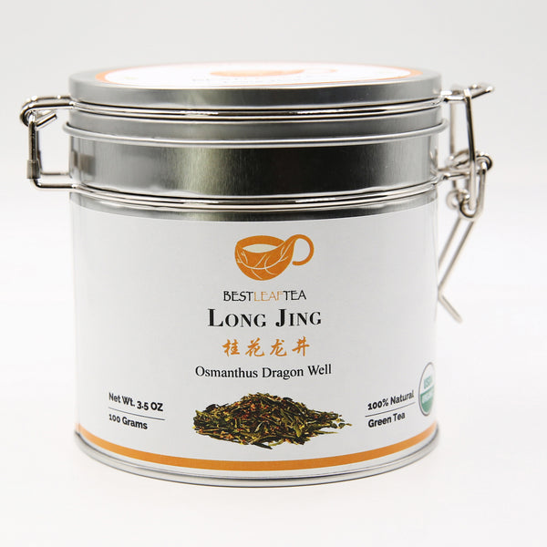 2023 Organic Osmanthus Long Jing/ Dragon Well Green Tea