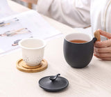 New Chinese Ceramic Style 13 Oz Tea Cup Mug With Infuser