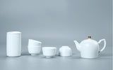 Chinese Traditional Teapot Kongfu Tea Set (1 teapot,4 cups, 1 tea tin)