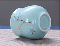Chinese/Japanese Blue Tea Set Ceramic Teapot Tea Cup Porcelain Tea Set With Tea Tray