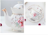 22 Piece Porcelain Tea Set English Afternoon Tea Set