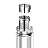 Double Wall Glass Water Bottle Tea and Water Separation Tea Bottle Mug Cup with Tea Infuser